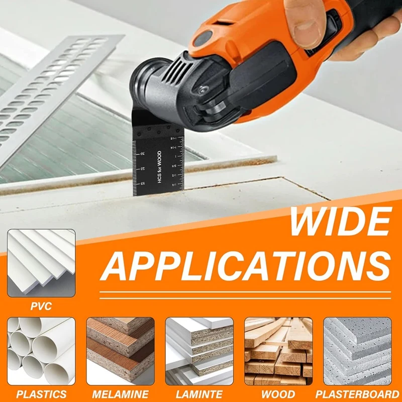 Лезвия для многофункциональных инструментов 10 шт. осциллирующих пильных полотен