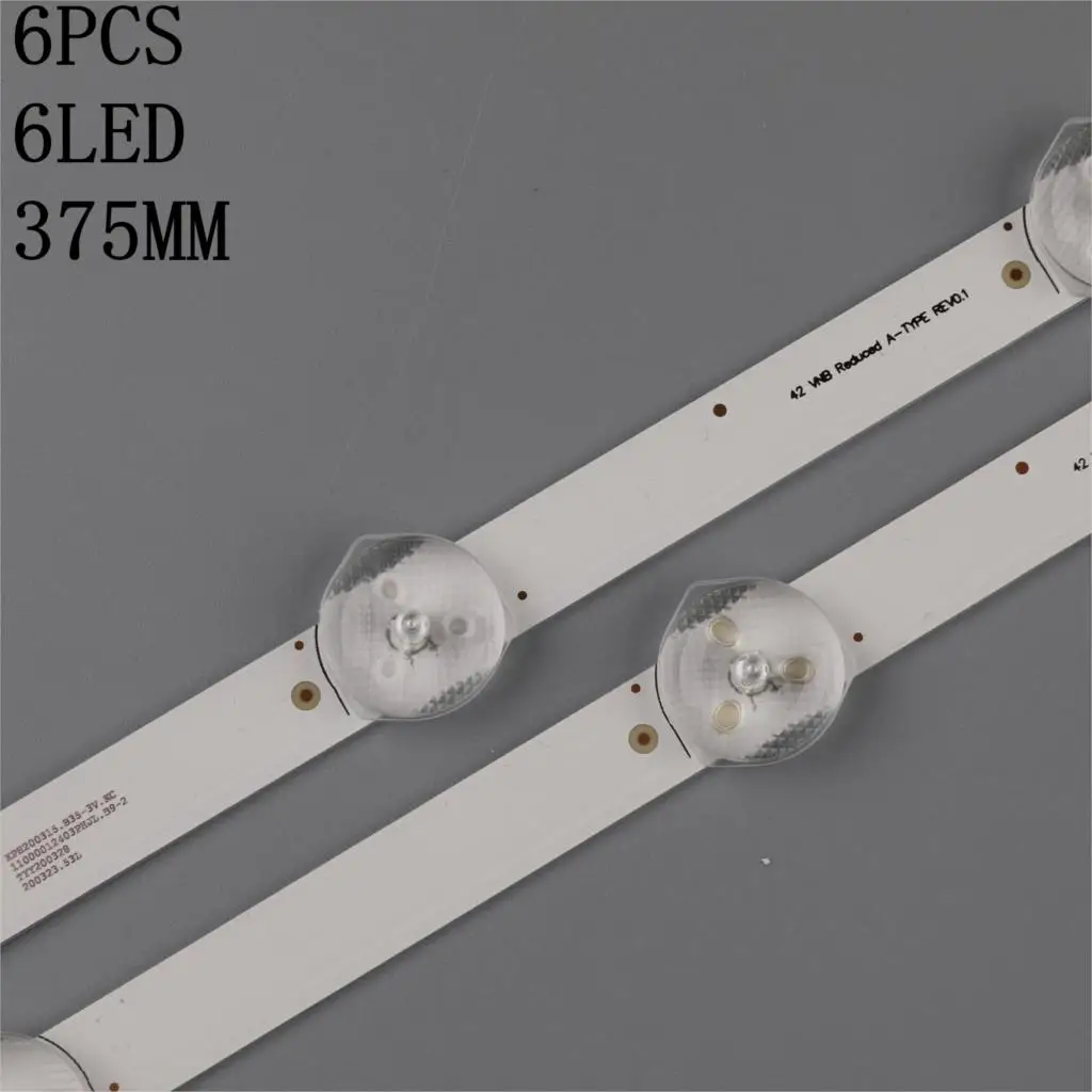 375MM LED Strip 8LEDs For Hitachi 42
