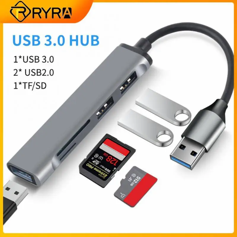 

Высокоскоростной концентратор RYRA Type C USB 3,0, разветвитель, кардридер, мультипорт с портами SD, TF для Macbook, компьютерные аксессуары, концентратор USB