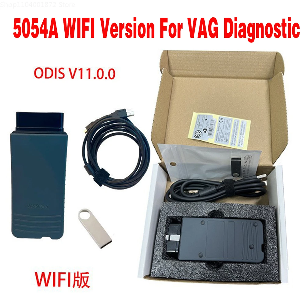 Фото Wi-Fi USB версия 5054A, оптовая продажа с фабрики, поддержка последней версии OD V23, Бесплатная техника-E V14.1, 5054 Полная поддержка V-Au-di Sk-da №1