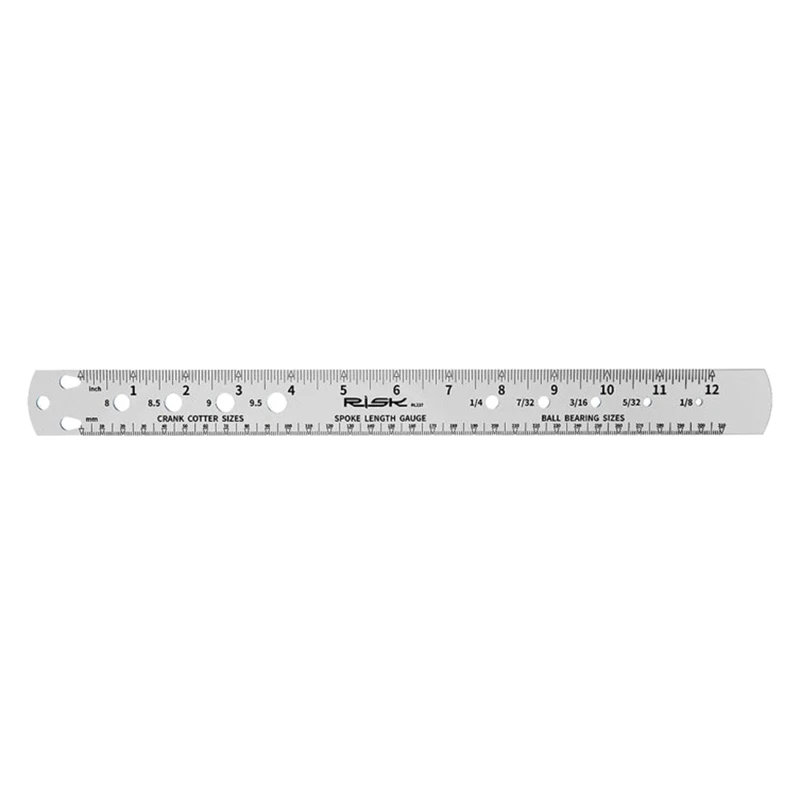 

Wire Spoke Length Measuring Ruler with Dual Scale for Mountain Road Bike Steel