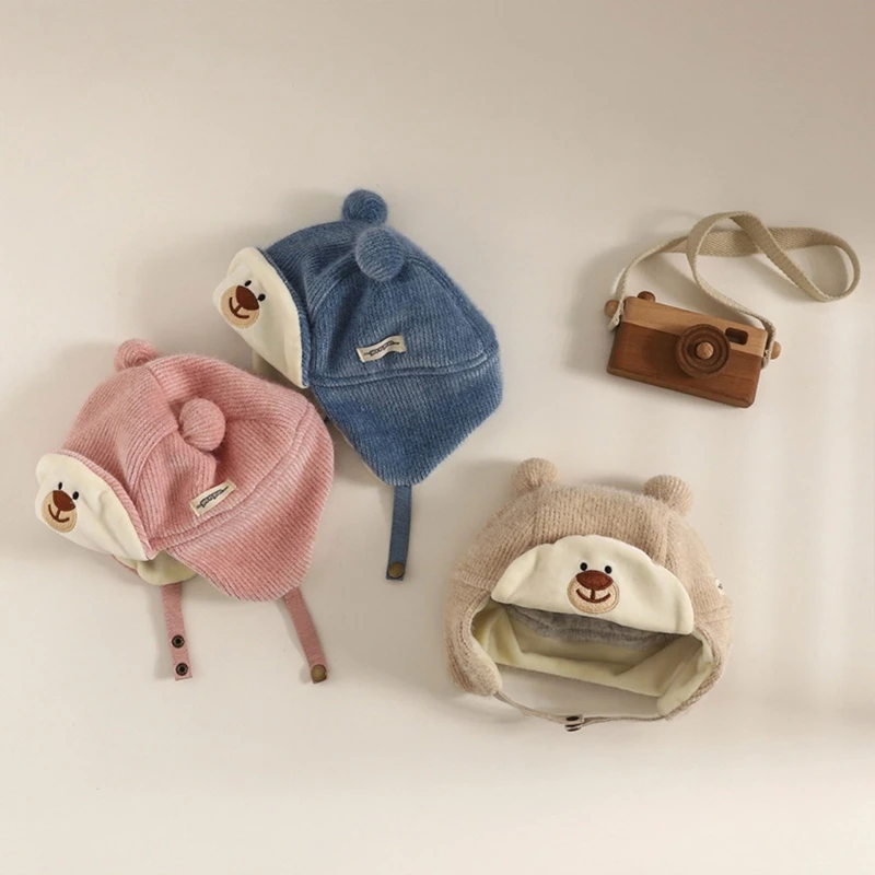 

Уютная зимняя шапка для младенцев, теплая детская шапочка, Осенняя шапка для новорожденных, дышащий головной убор