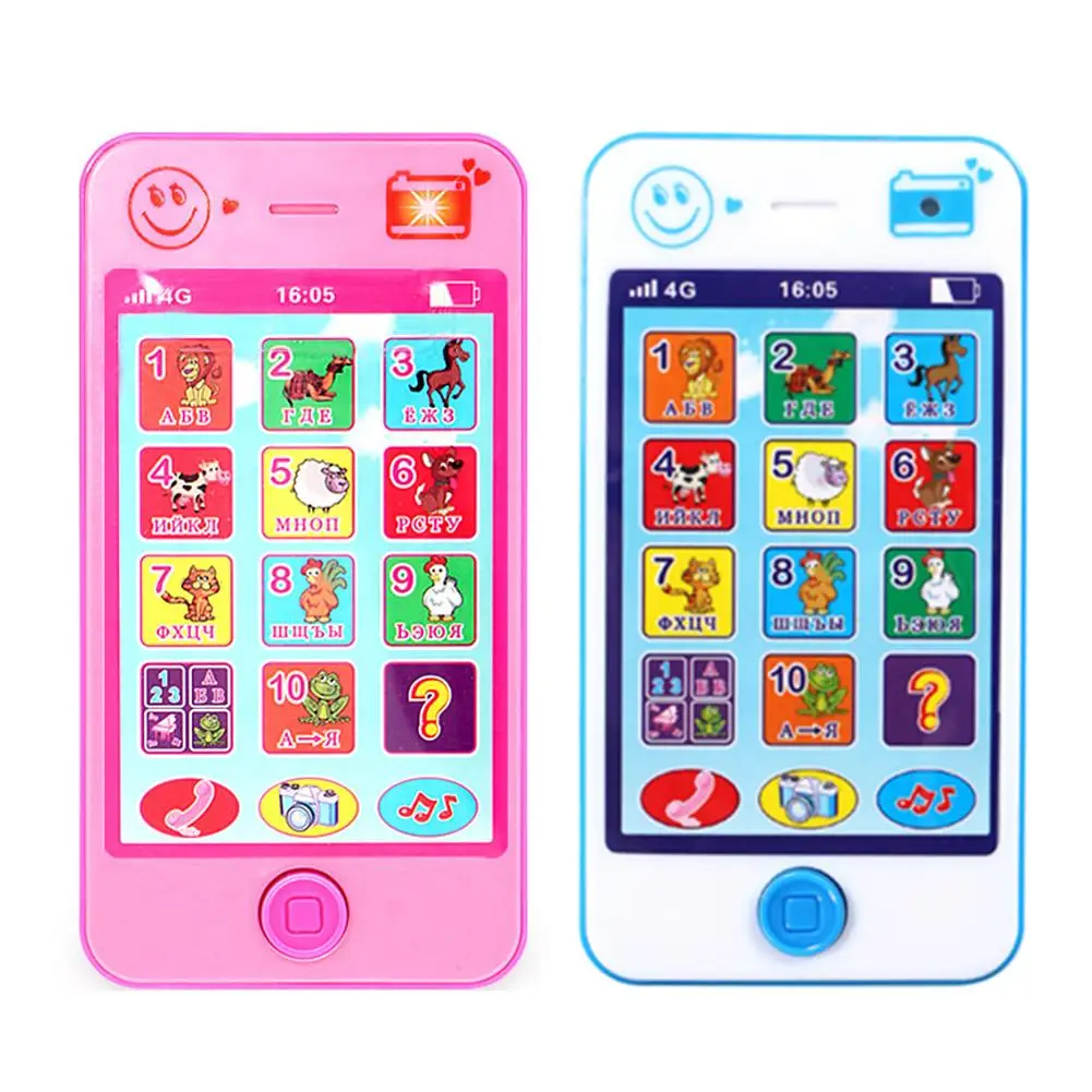 

Russian Language Kids Phone Toys Children's Educational Simulation Music Mobile Phone Toy Children Baby Early Childhood Gift