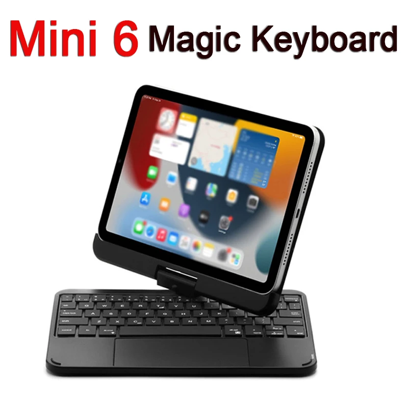Фото Складной чехол для iPad Mini 6 с магнитной клавиатурой, 8,3 дюйма №1