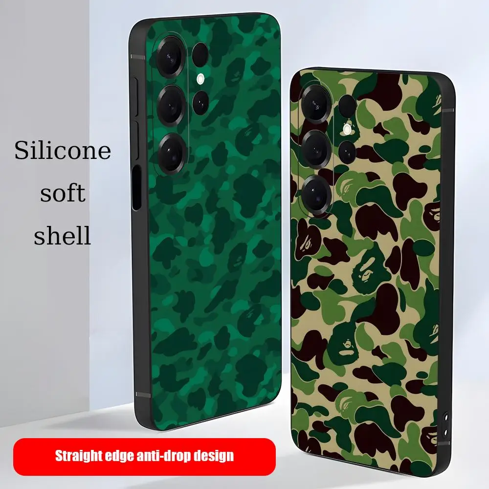 Фото Стильный модный чехол для телефона Samsung Galaxy S26 S25 S24 S23 S22 S21 Plus Ultra B-BapEs-s Fold A, мягкий, черный №2