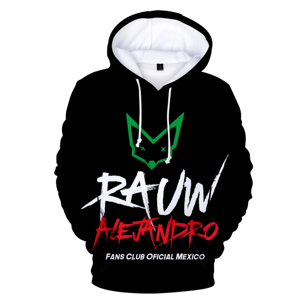 

Толстовки Singer Rauw Alejandro, повседневный Модный пуловер, косплей, с длинным рукавом, уличная одежда, тренировочный костюм, толстовка унисекс