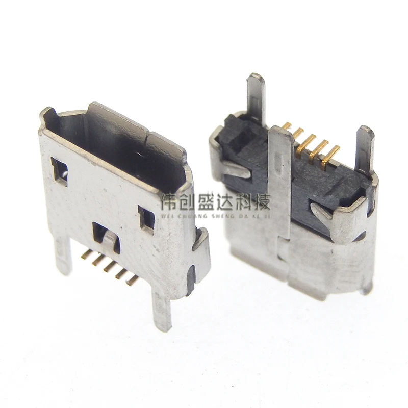 

Вертикальные разъемы micro usb 10 шт