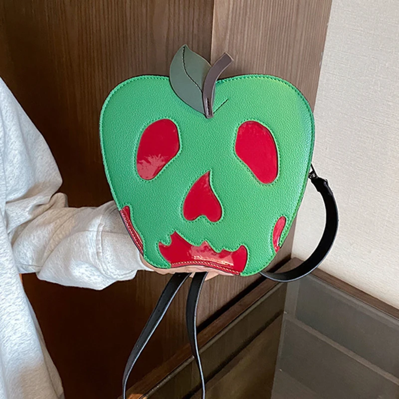 

Halloween Gift Woman Handbag New Style Bags Funny Pumpkin Shoulder Crossbody Small Round Bag