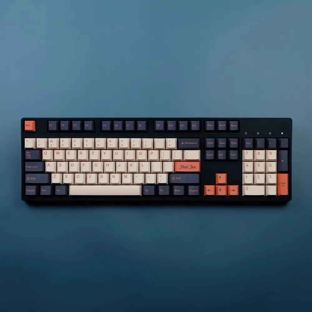 143 клавиш GMK Тайский чай колпачки для Вишневый профиль PBT сублимационная