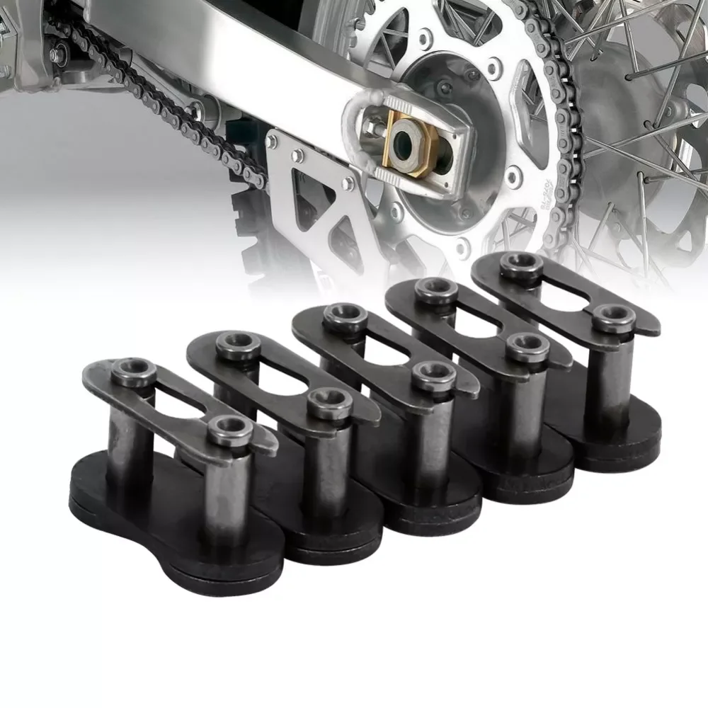 

5 Sets 415 Chain Master Link 2-Stroke Motorized Bike Gas Engine Parts Motocicleta Motorcycle Accessories