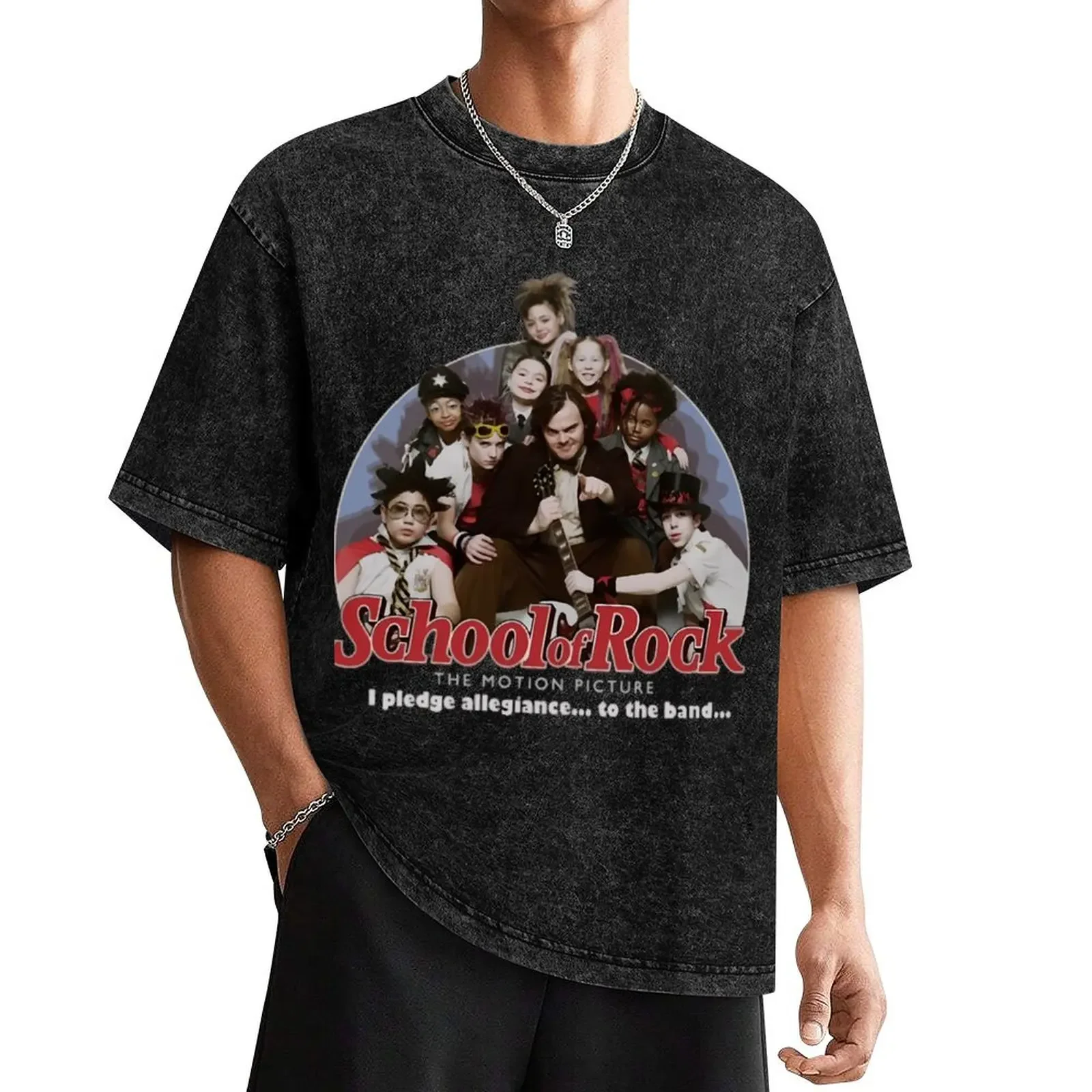 Футболка для мальчиков с принтом Школа Рока