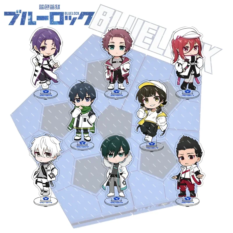 Фигурка с синим замком акриловые подставки Исаги Чигири Бачира Наги Касу