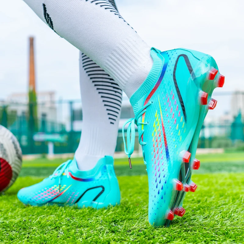 Brand Soccer Shoes Men Women Indoor Sport Training TF FG Soccer Cleat Professional Field Football Boots Male Ultralight Sneakers