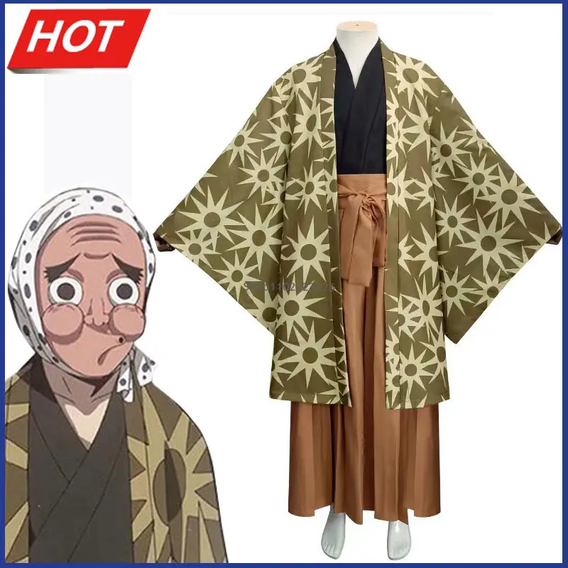 

Anime Demon Slayer: Kimetsu No Yaiba Haganezuka Hotaru Cosplay Carnaval Costume Halloween Christmas Costume Gift Scarf
