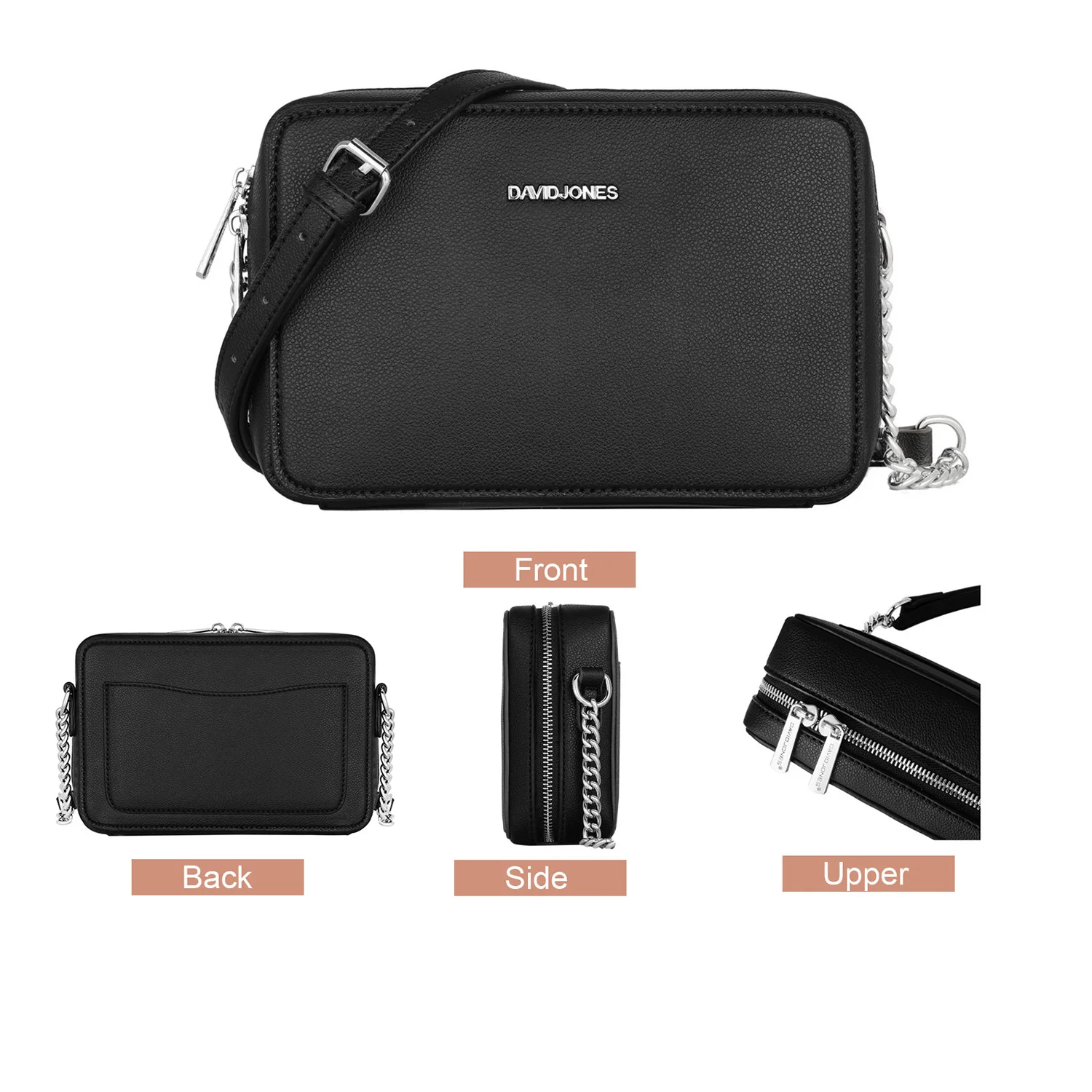 Женская деловая сумка через плечо New David Jones модные Водонепроницаемые Сумки из