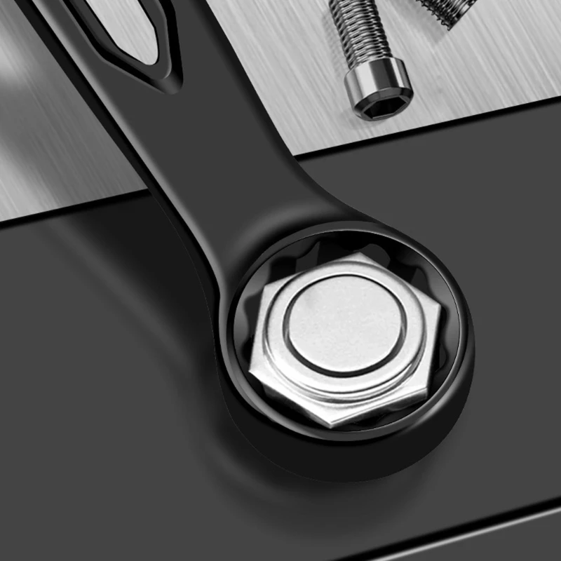 Ключ двойного назначения с трещоткой двуглавый ключ цветками сливы 8-32 мм Прямая