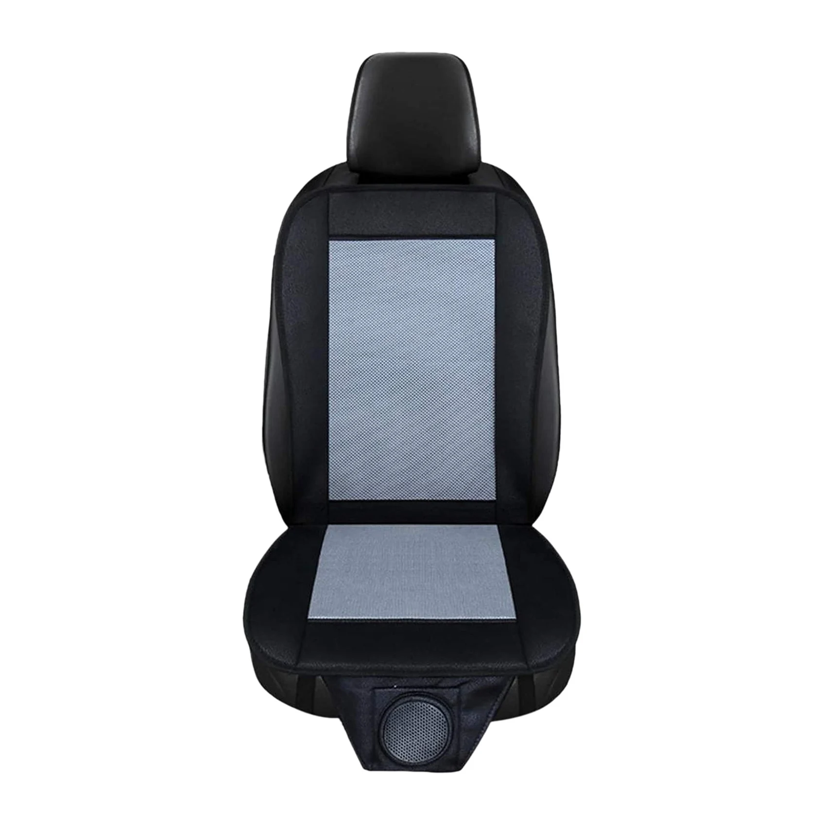 

Cooling Car Seat Cushion Cover Air Ventilated Fan Conditioned Cooler Pad for All Cars Gray