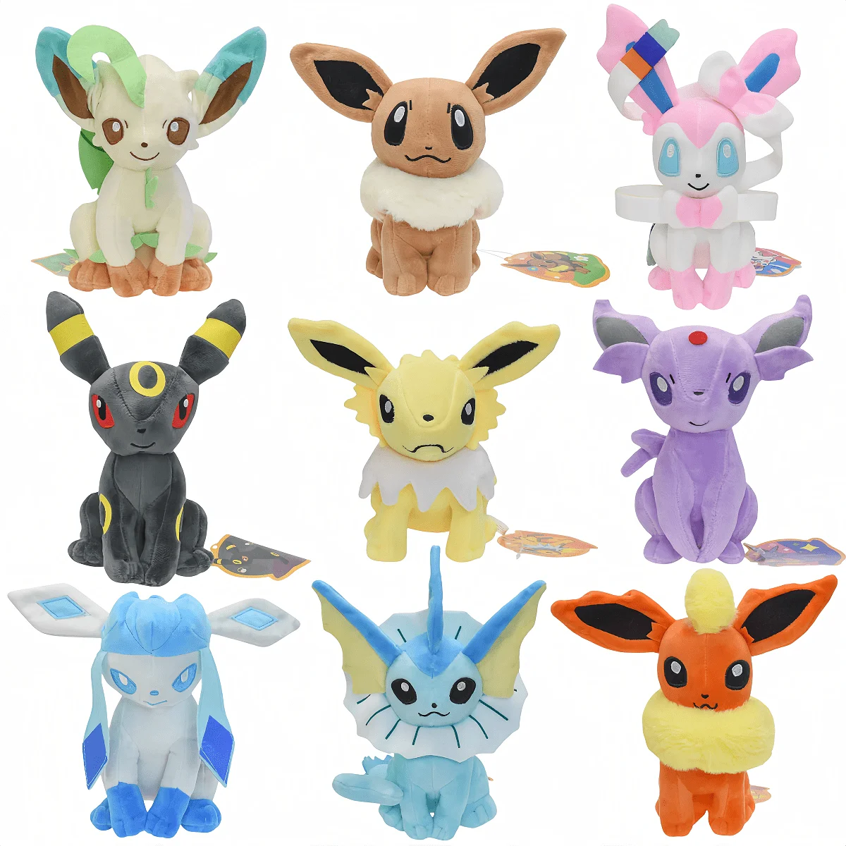 TAKARA TOMY Покемон плюшевые куклы Eevee Umbreon Vaporeon Glaceon Sylveon