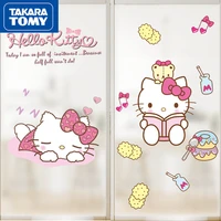 takara tomy cartoon hello kitty anti peeping glue free bathroom bedroom living room sunscreen glass frosted electrostatic film