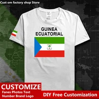 guinea ecuatorial gq gnq country t shirt custom jersey fans diy name number logo high street fashion loose casual t shirt