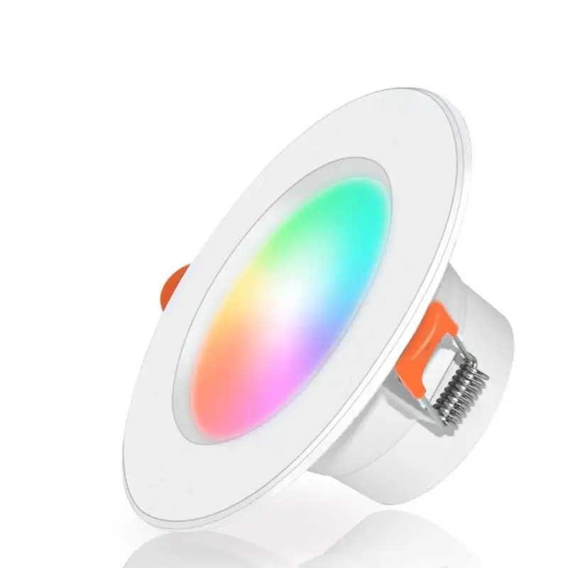 

Rgb-светильник с голосовым управлением, работает с Alexa Google Hom, встраиваемый круглый женский светильник с таймером, цветной умный светодиодный ...