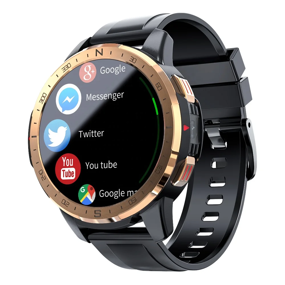 

LOKMAT APPLLP 7 4GB+128GB SIM SmartWatch GPS 5G WIFI 1.6inchTouch Screen Sports Dual Camera Gaming Watch for Men Women