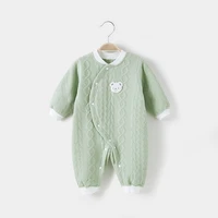 baby jumpsuit spring quilted thickening men and women baby romper romper newborn warm clothes spring clothes