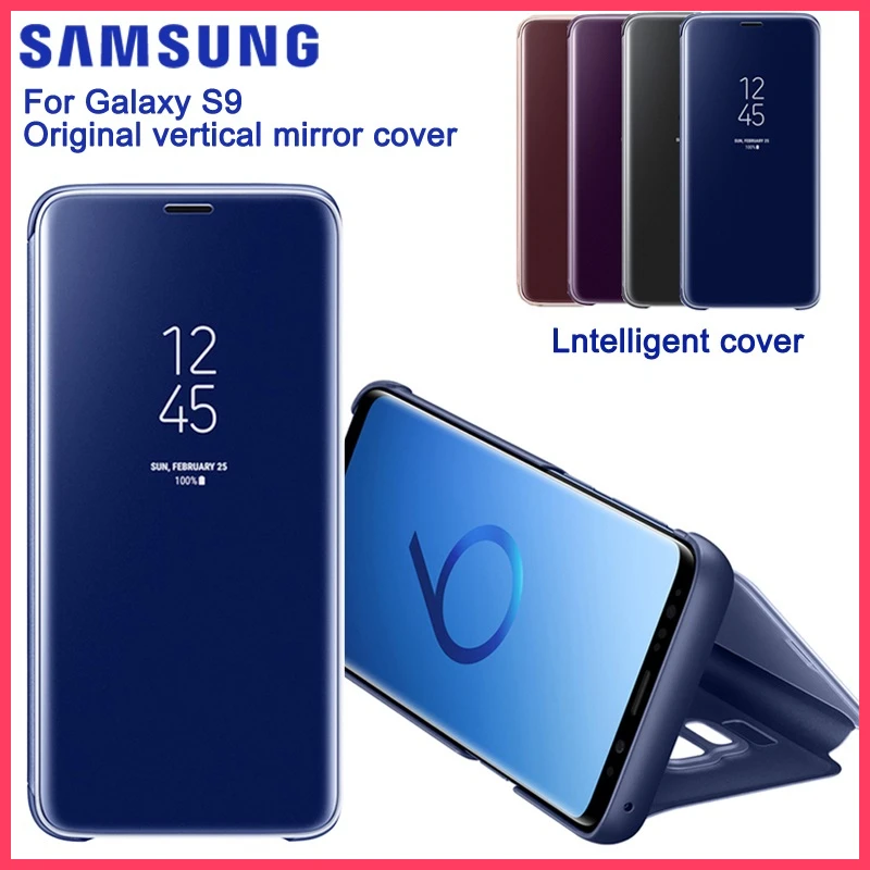Tanie Etui Na Telefon Smart Mirror Do Samsung Galaxy S9 S9 Plus Oryginalna, Wszechstronna, Odporna Na Upadek, Inteligentna Osłona Z Klapką