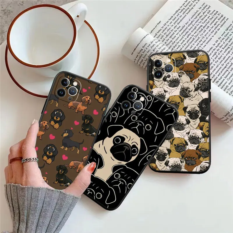 Фото Чехол для телефона TR60 Cute DOG для Motorola Moto Edge 60 60s 70 G86 G56 G54 E14 G04S G45 G54 G64 S30 S50 X30 X40 X50 Ultra Pro Power №4