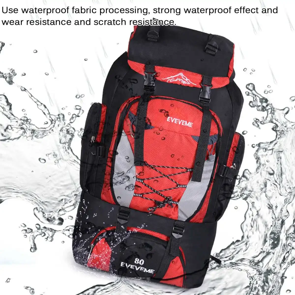 80 л уличные военные рюкзаки ткань Оксфорд водонепроницаемый тактический рюкзак