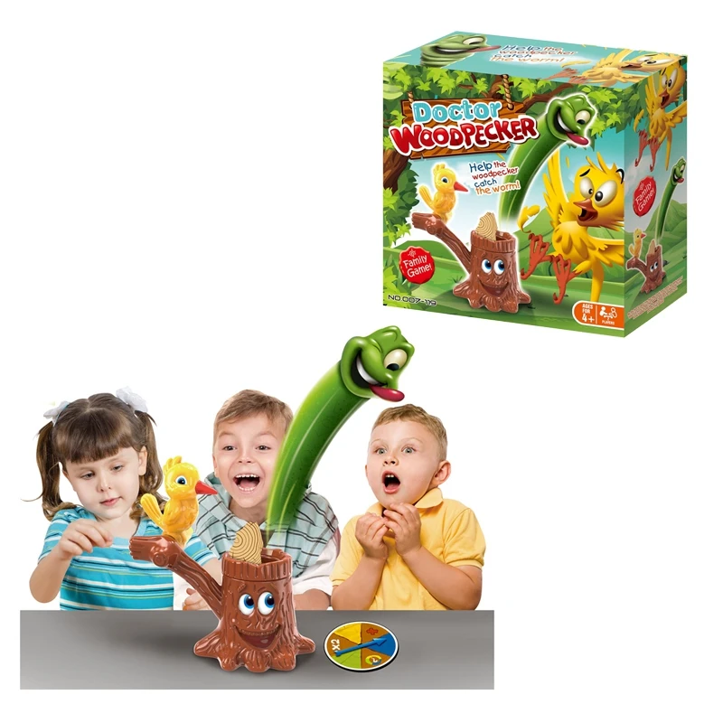 2022 New Woodpecker Eating Insect Tabletop Game Parent-Child Interaction Tricky Multiplayer Game Children's Educational Toys enlarge