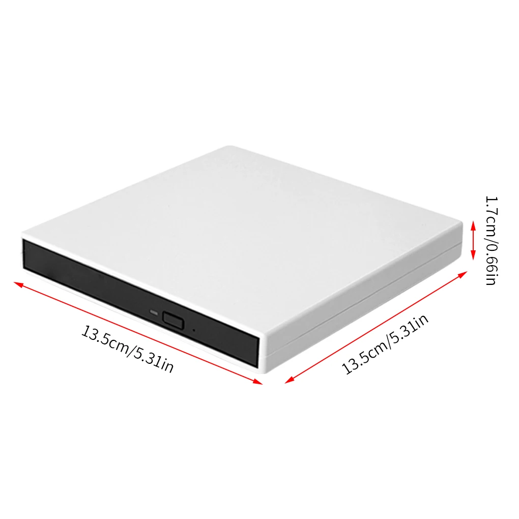 

CD Writer USB 2 0 DVD Recorder Drive External Portable CD Burner Reader for Laptop PC