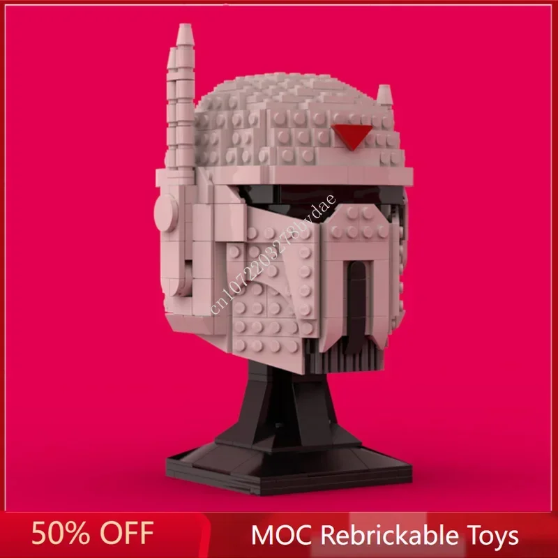 610 шт. Star Plan MOC Imperial Mando Commando шлем космическая боевая модель строительный блок