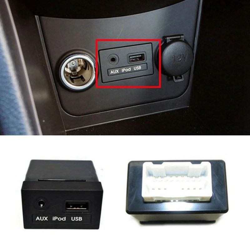

Для Hyundai Elantra 2011 2012 2013 USB-ридер IPod AUX порт адаптер Assy 96120-3X000