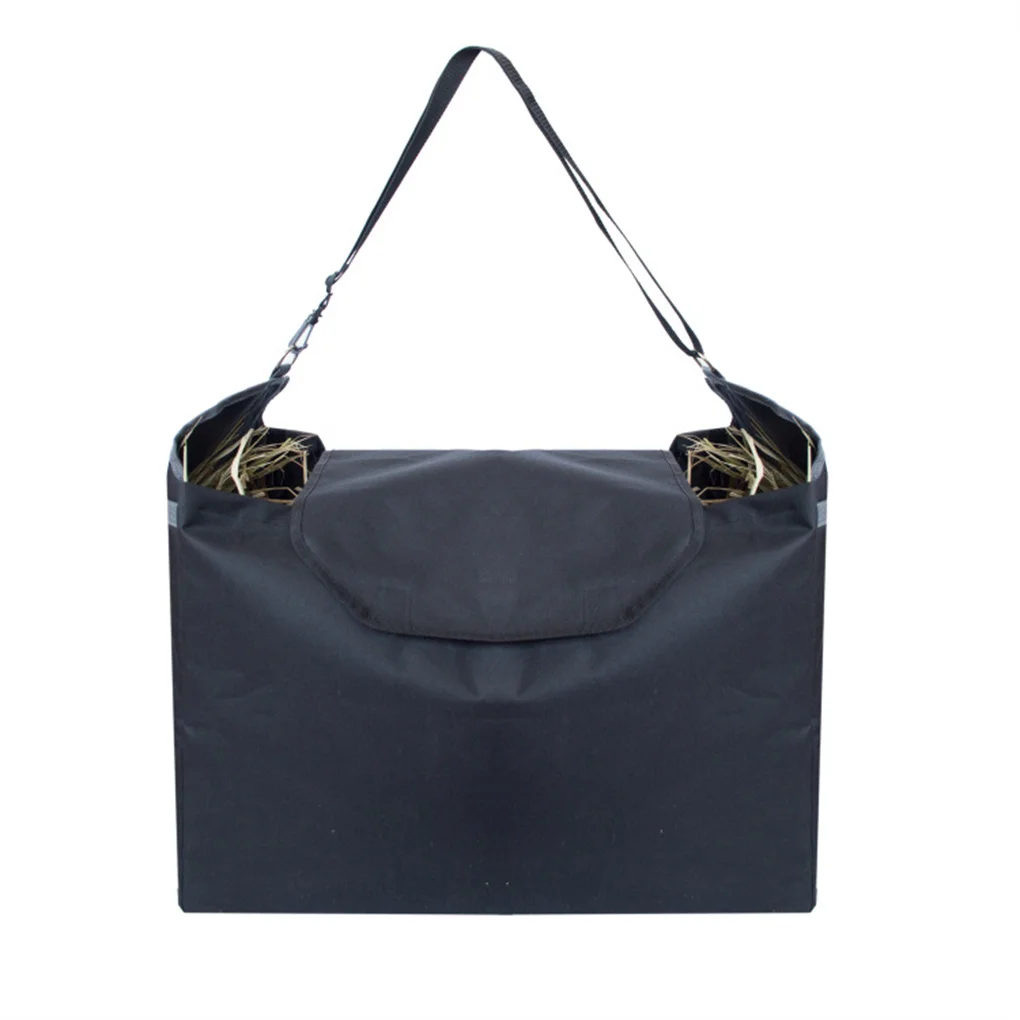 

Сетчатая Сумка для кормления животных, Питатель из ткани Оксфорд, вместительный складной уличный многоразовый мешок для перевозки сорняко...