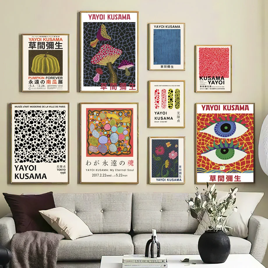 Абстрактная выставка в скандинавском стиле Искусство Печать Картина на холсте