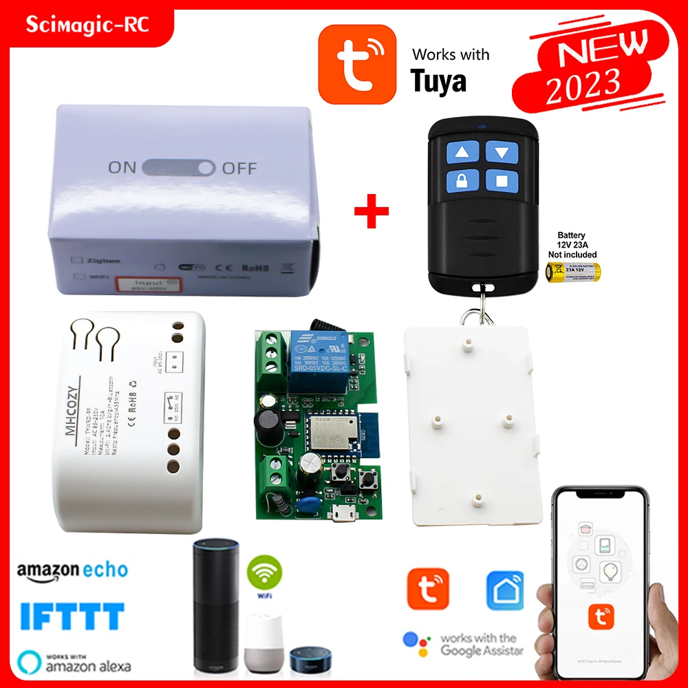 

Новый выключатель Tuya 10A MINI Wifi 1/2/4-way дистанционного управления таймер реле автоматизации Для умной жизни Работа с Alexa Google Home Алиса