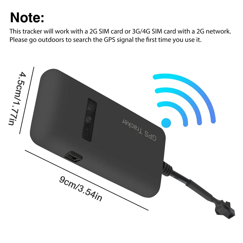 GT02/TK110 GSM/GPRS/GPS-трекер для автомобиля велосипеда локатор отслеживания