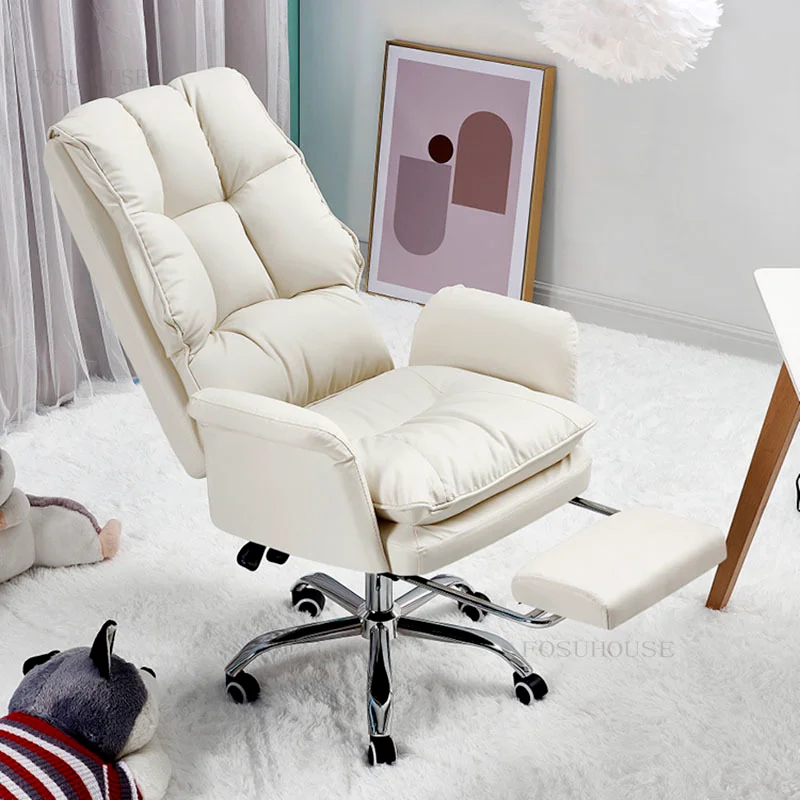 

Nordic Simple Office Chairs Backrest Armchair Modern Lift Swivel Office Chair Study Computer Sillon Oficina Bedroom Furniture