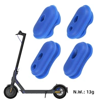 4pcslot rubber charging port dust cover plug cable rubber cap for xiaomi electric scooter blue scooter accessories