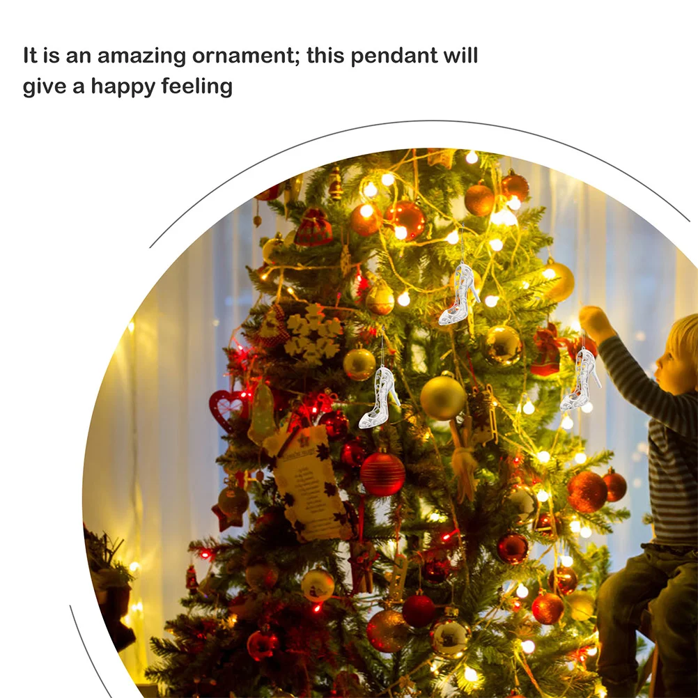 12 шт. туфли на высоком каблуке фигурка подвеска в виде рождественской елки декор