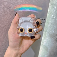 3d cat earphone cover case for airpods 3 2021 wireless headphone charging case for airpods 3 2 1 pro earpods case charging box