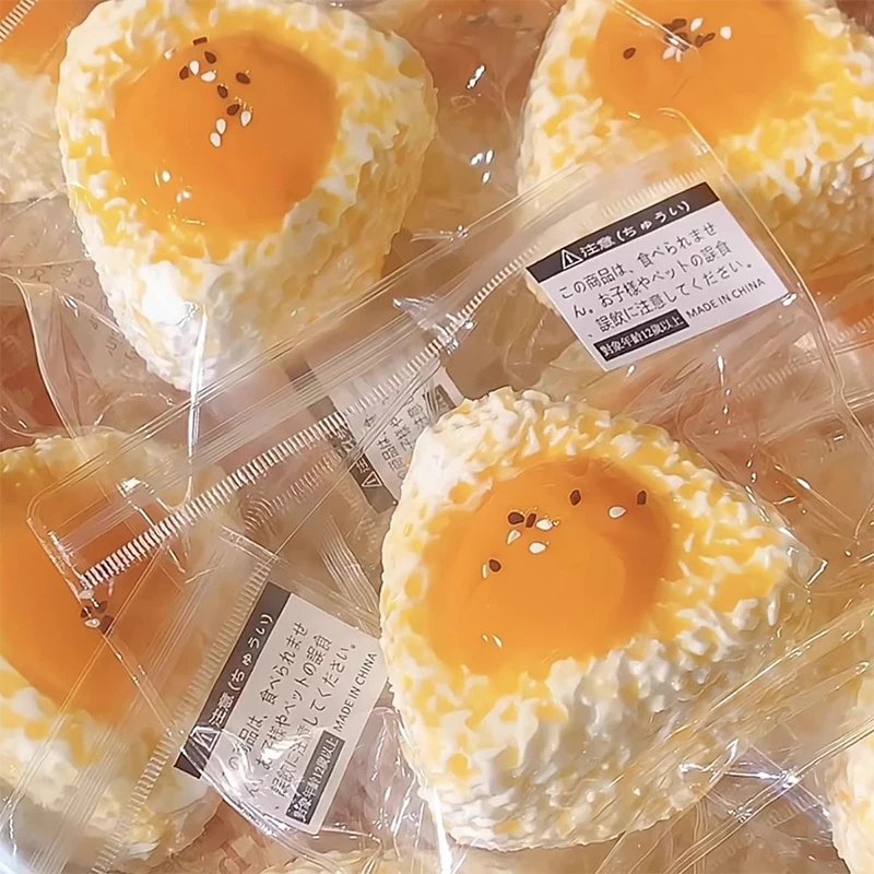Новое силиконовое имитация яичного рисового шарика ручной работы игрушка Mochi Taba