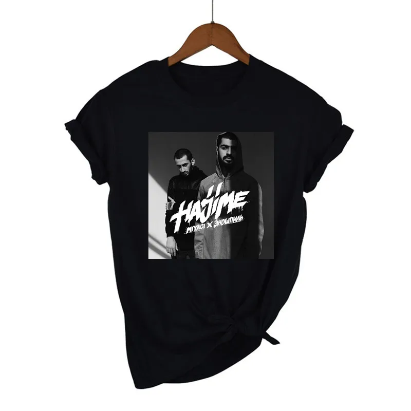 

Hajime MiyaGi Andy Panda Russian Hip Hop Band Women T-Shirts Casual Harajuku Print Tops Tees Summer T Shirt Shirt Women Clothing
