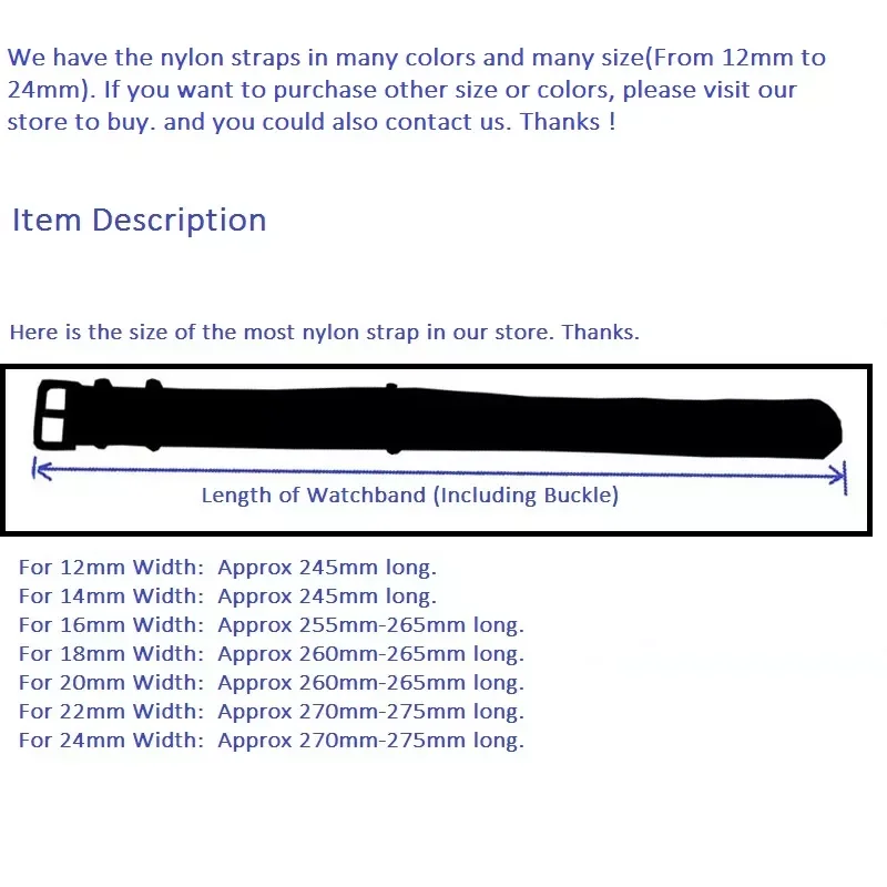 Buy 2 Get 10% OFF) 16/18/20/22/24mm Cambos Stripes Strong nato fabric Nylon Watch watchbands Woven Straps Bands Buckle belt 24mm