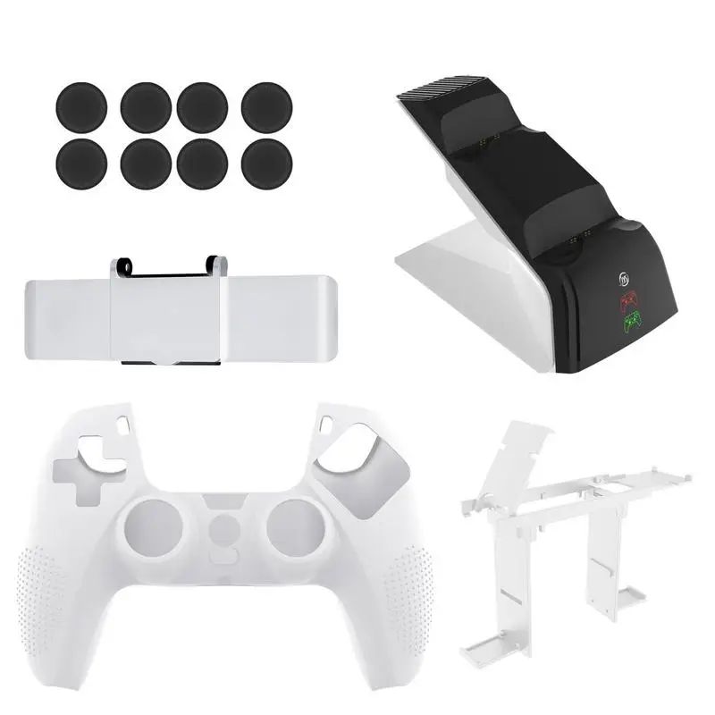 

Dual Fast Charger ForPS5 Wireless Controller New LED Charging Dock Station ForPlaystation 5 Joystick ForPS5 Game Accessories
