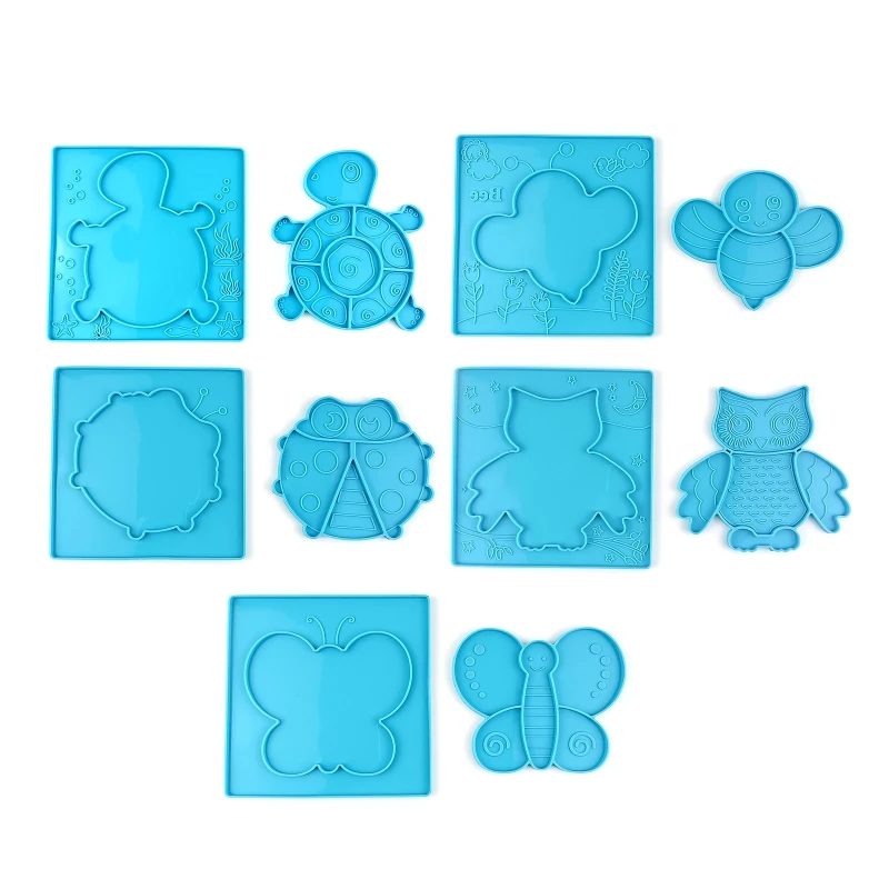 

Мягкая силиконовая форма из смолы, Детская форма-пазл «сделай сам», ремесла ручной работы, Декор для дома, ремесла 918F