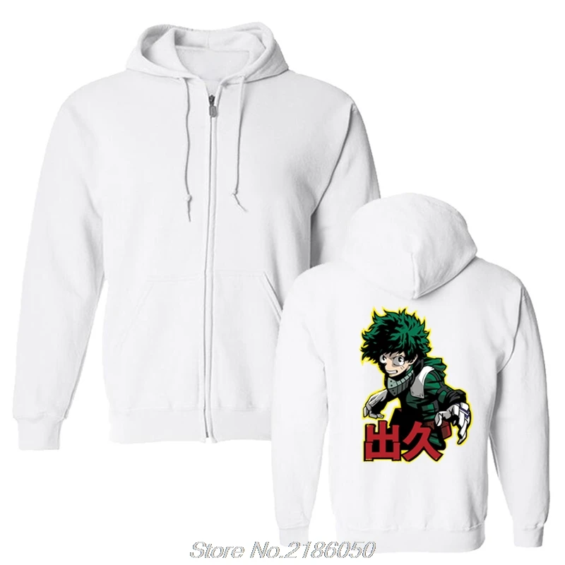Новые толстовки Boku с надписью No Hero Академия Моя геройская аниме Izuku мидория