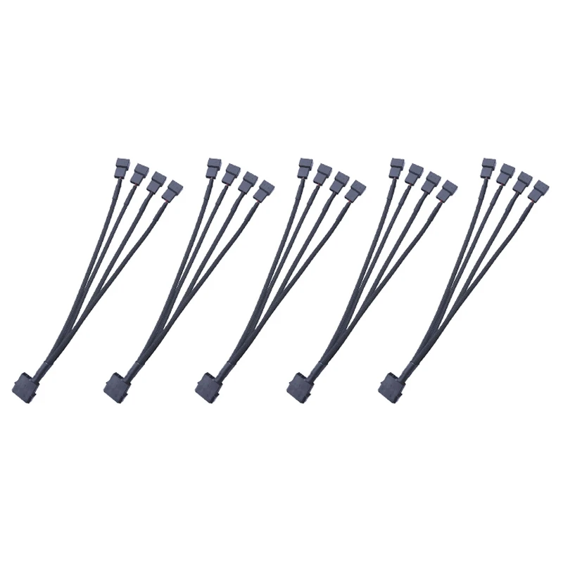 

5 шт., кабель-удлинитель для компьютерного вентилятора