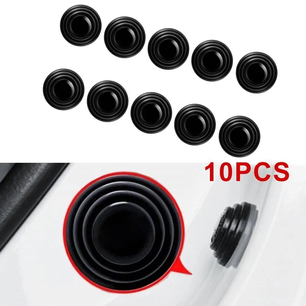 

10PCS Car Door Anti-Collision Pad Sound Insulation And Shock-Absorbing Gasket Exterior Parts Styling Mouldings damping Gasket